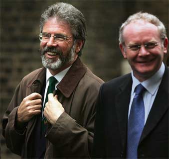 Gerry Adams and Martin McGuinness